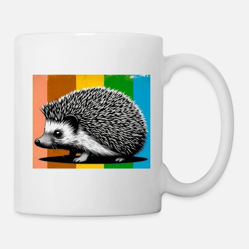 Igel - Tasse - Weiß