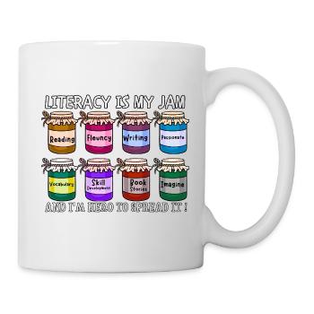 Teacher and creative ideal for book lovers - Mug - white - Right