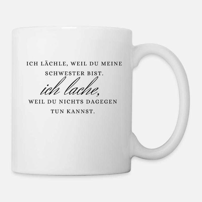 Schwester - Tasse - Weiß