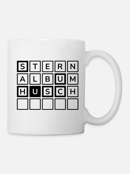 Enigmatic design for word lovers - Mug - white