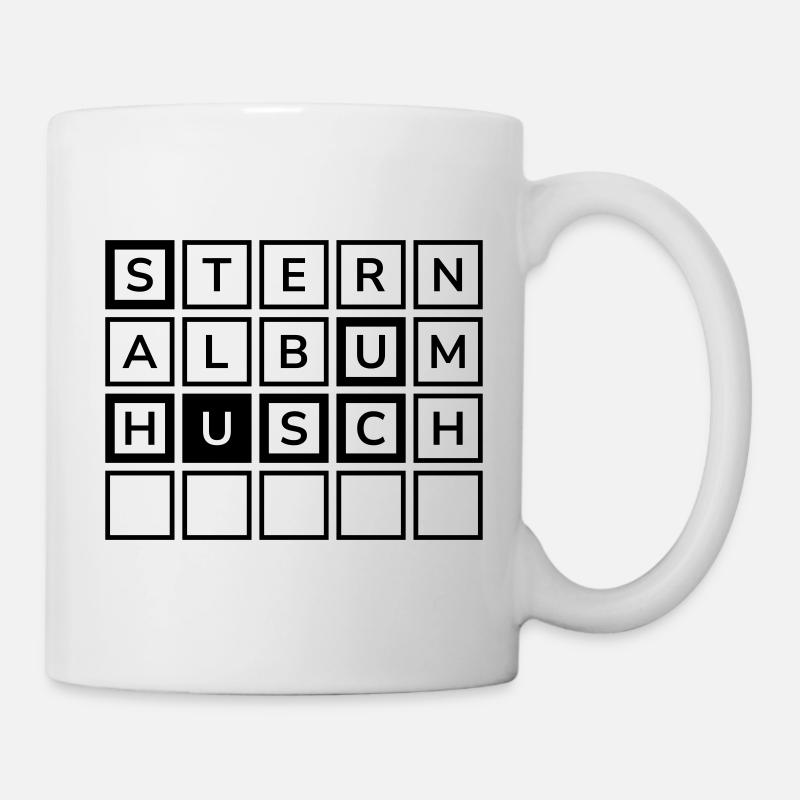 Design énigmatique pour les amoureux des mots - Mug blanc - blanc