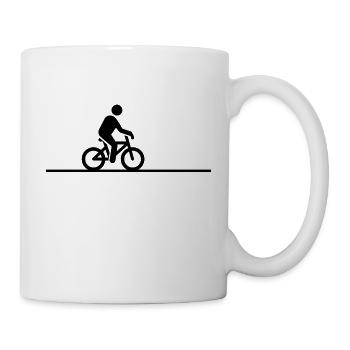 Bicycle motif - Mug - white - Right