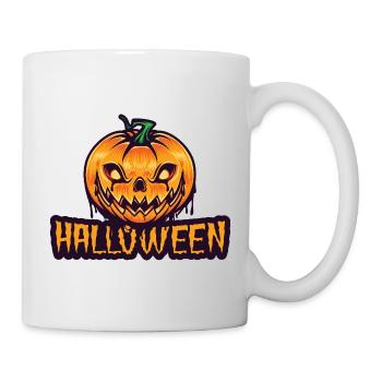 Spooky Pumpkin Halloween Design - Mug - white - Right