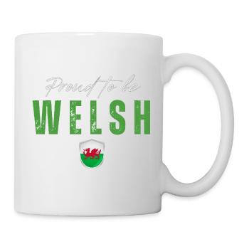 Welsh Pride, made in Wales - Mug - white - Right