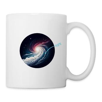 Milchstraße Galaxie Spiralwirbel - Tasse - Weiß - Rechts