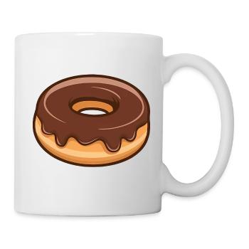 Donut Minimal Food Lover - Tasse - Weiß - Rechts