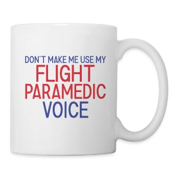 Flight Paramedic Voice Luftrettung - Tasse - Weiß - Rechts