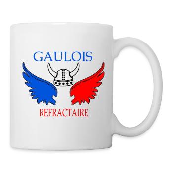 Tricolor wings of Refractory Gauls - Mug - white - Right