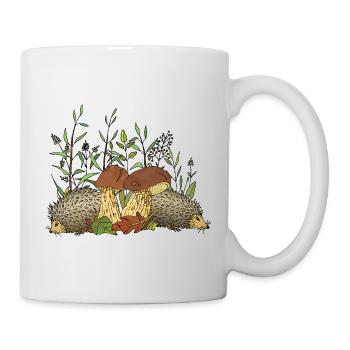Igel - Tasse - Weiß - Rechts