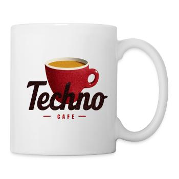 Techno Café - Mug blanc - blanc - Droite