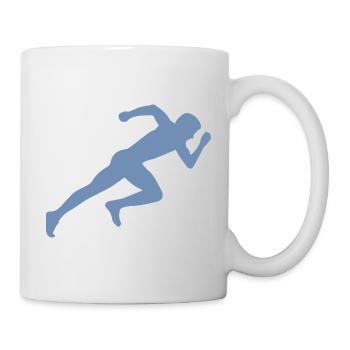 Minimalist Silhouette Sprinter Sprint Racing - Mug - white - Right