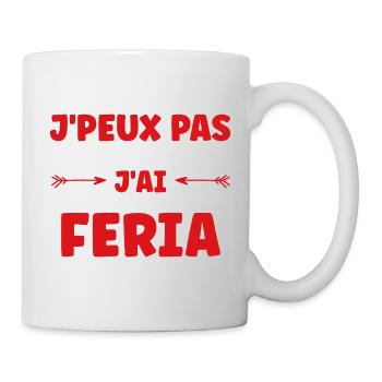 Feria Festival with Bows and Red Letters - Mug - white - Right