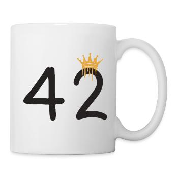42 - Tasse - Weiß - Rechts