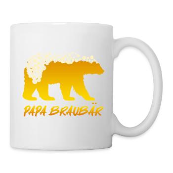 Soon DAD BROWN BEAR Father BROWN BEAR Fatherhood Funny - Mug - white - Right