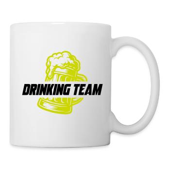 Drinking Team Bier - Tasse - Weiß - Rechts
