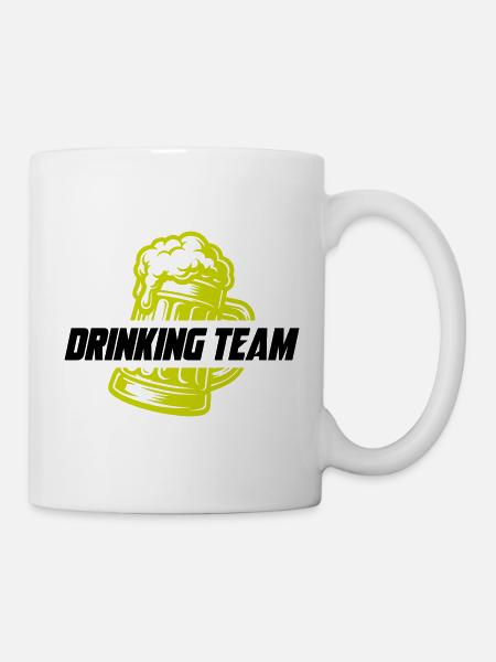 Drinking Team Bier - Tasse - Weiß