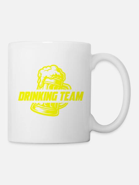 Drinking Team Bier - Tasse - Weiß