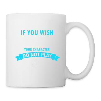 Golf Reveals Character Honest Player Humor - Tasse - Weiß - Rechts