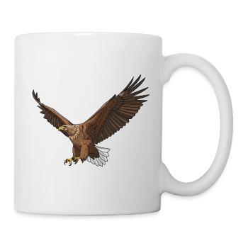 Seeadler Haliaeetus albicilla Adler - Tasse - Weiß - Rechts