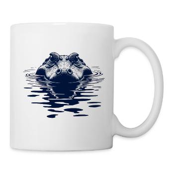 Alligator Crocodile - Mug blanc - blanc - Droite
