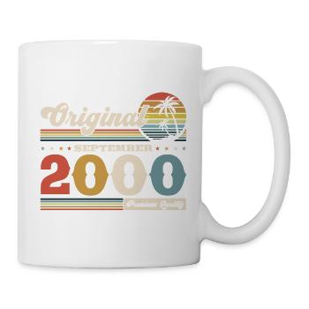 25th Birthday Original September 2000 - Mug - white - Right