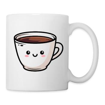 Cute Kawaii Coffee Mug - Mug - white - Right