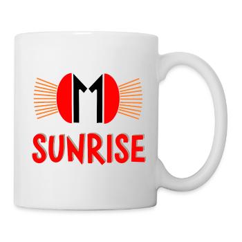 Sunrise Bold Logo Design - Mug - white - Right
