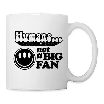 Humans Smile Retro Design - Mug - white - Right