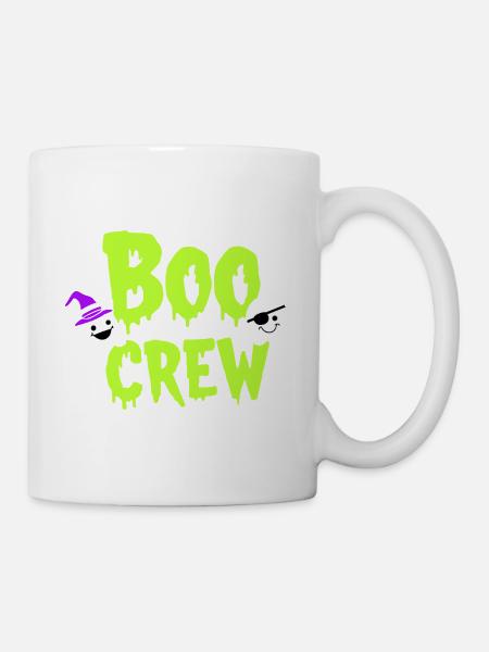 Boo Crew Halloween Geister Freunde - Tasse - Weiß