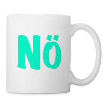NÖ - null Bock - anti - dagegen - Tasse - Weiß - Rechts