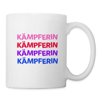 Fighter - you can do it! Girl Woman - Mug - white - Right