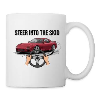 Steer Into The Skid - Mug - white - Right