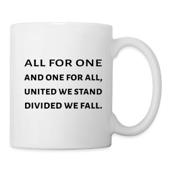 The Three Musketeers Quote - Mug - white - Right