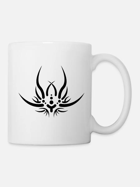 Tribal 5 by Helfspawn - Mug - white