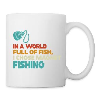 Neodymium Magnet Fishing Magnetic Fisher - Mug - white - Right