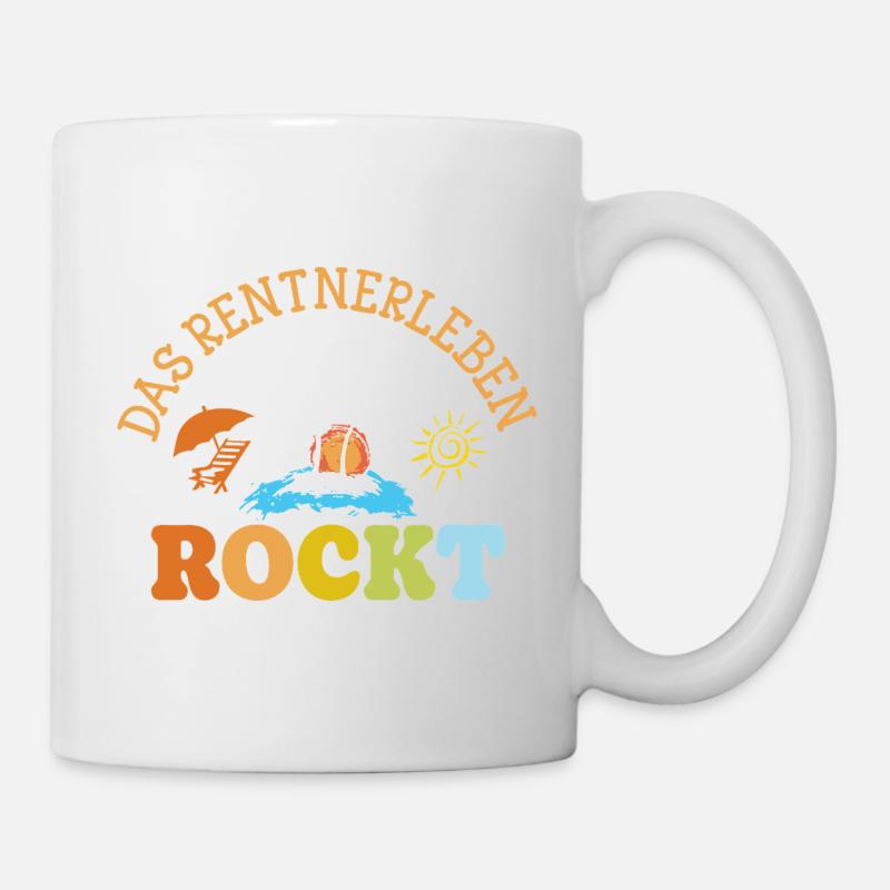 La vie du retraité bascule don pension pension - Mug blanc - blanc