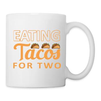 Graphique de tacos vibrant pour les gourmands - Mug blanc - blanc - Droite