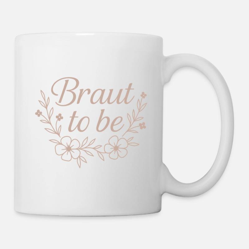 future mariée / design minimaliste - Mug blanc - blanc