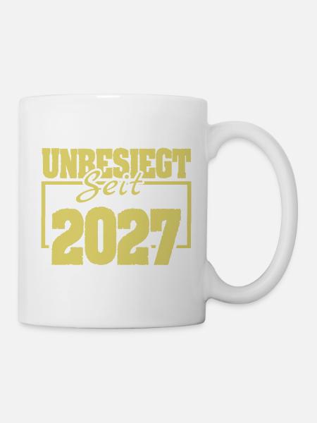 seit 2027 - Tasse - Weiß