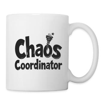 Coordinateur du Chaos - Drôle de dicton - Mug blanc - blanc - Droite