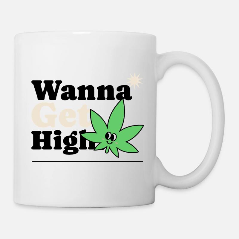 Shamrock Cartoon Charm - Mug - white