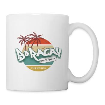 White Beach Boracay, Philippines - Mug blanc - blanc - Droite