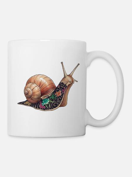 Yakuza Snail – The Slow Ink - Mug - white