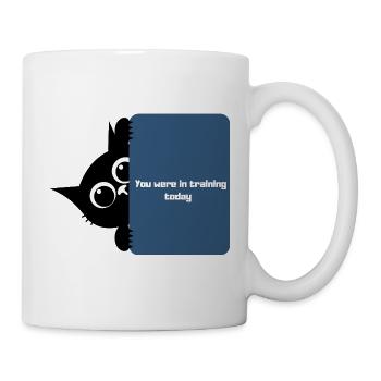 Trainingstag Peek T-Shirt - Tasse - Weiß - Rechts