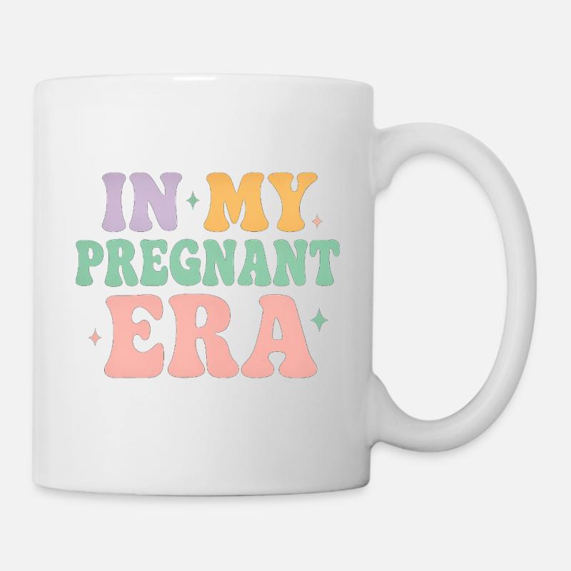 À l’ère de ma grossesse - Annonce de grossesse - Mug blanc - blanc