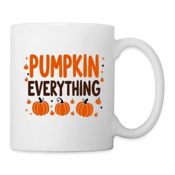 Pumpkin Everything Herbst Oktober - Tasse - Weiß - Rechts