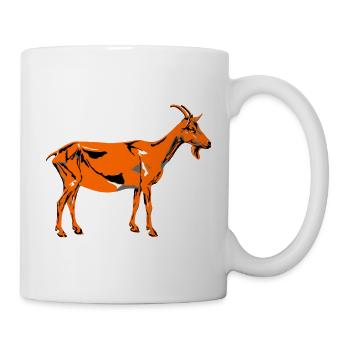 Saint Patrick's Day Ziege - Tasse - Weiß - Rechts