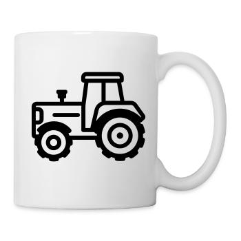 Traktor - Tasse - Weiß - Rechts