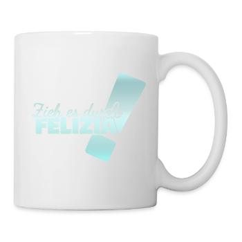 Prénom Felizia - Mug blanc - blanc - Droite