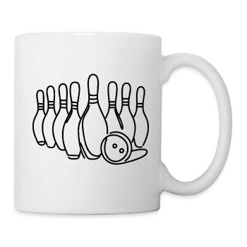 Bowling Pins - Mug - white - Right